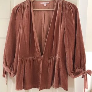Rebecca Taylor jacket/top in peach